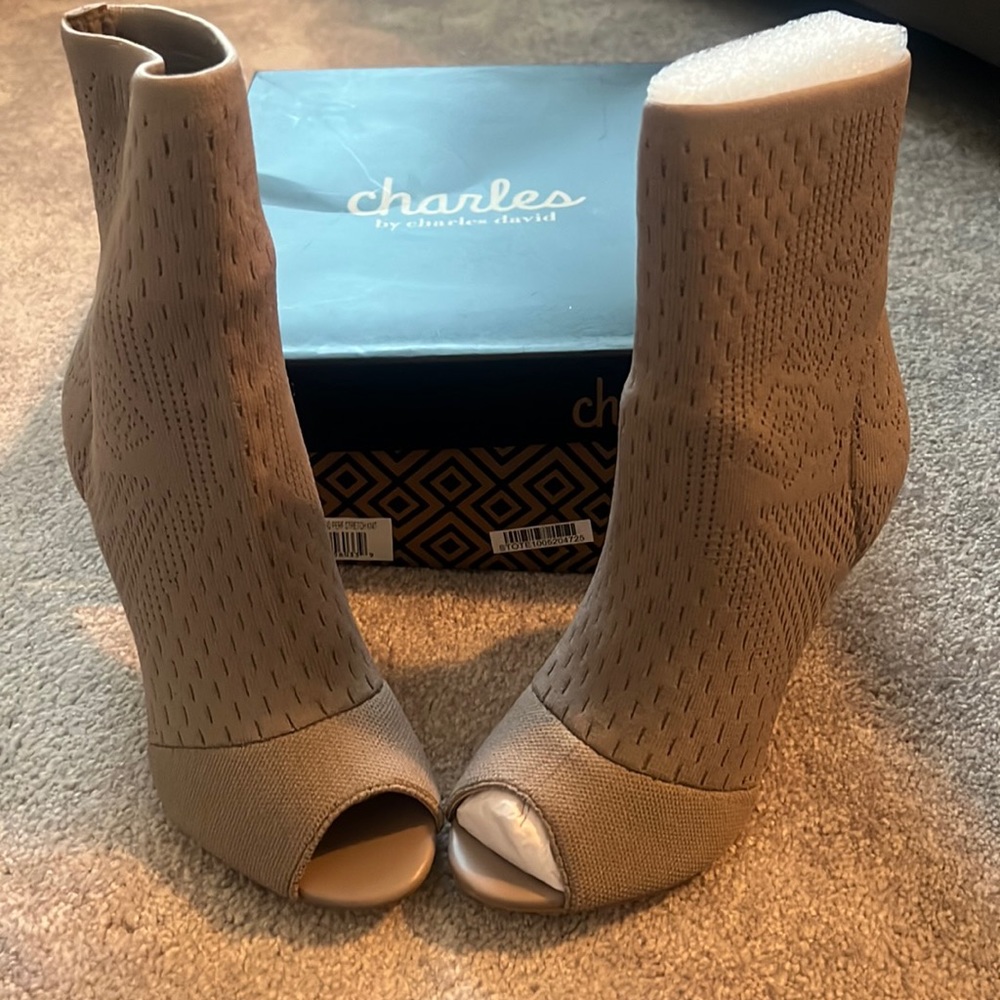 Peep Toe Bootie Heel